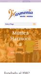 Mobile Screenshot of harmoniamusica.com